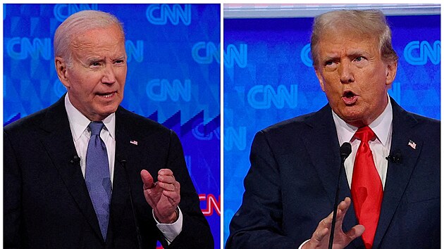 Joe Biden a Donald Trump