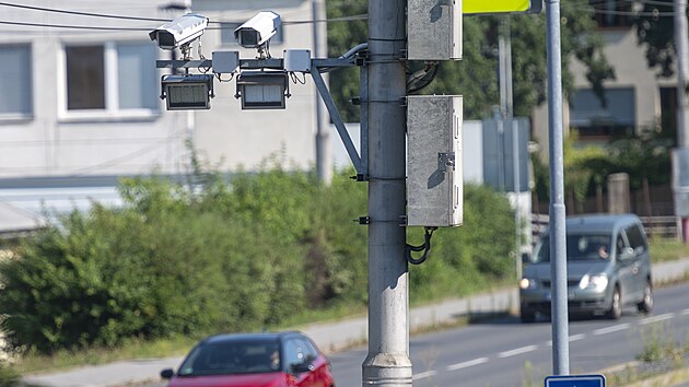 Ve Zl�n� se bude rychlost vozidel m��it na v�ce m�stech. Dnes jsou kamery na t��d� Tom�e Bati v m�st� Podho�� a na D�lech a tak� na Ji�n�ch Svaz�ch. (�ervenec 2024)