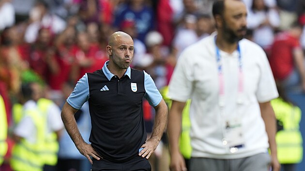 Argentinsk trenr Javier Mascherano.