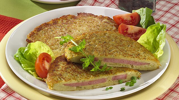 umavský ízek se zelným salátem