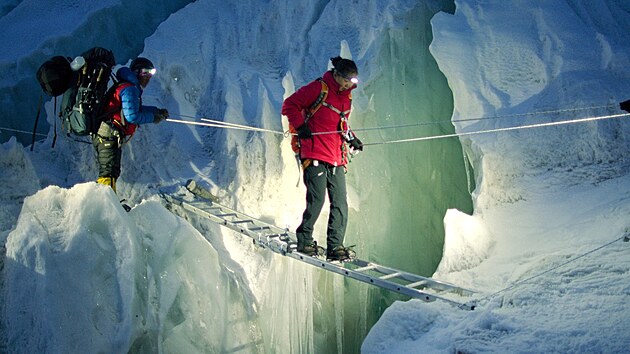 Lhakpa Sherpa b�hem expedice na nejvy��� horu sv�ta Mount Everest. (1. ledna 2020)