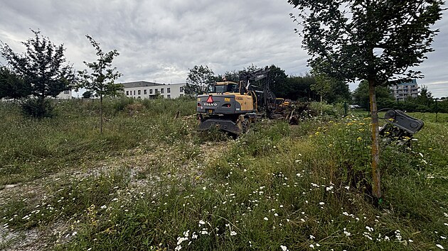 Stavba novho parkovit v arelu jihlavsk nemocnice je teprve na samm zatku, dokonena by mla bt letos na podzim. Dky kamee se d sledovat, jak prce pokrauj.