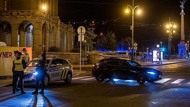 Opat�en� zakazuj�c� vjezd v no�n�ch hodin�ch do ulic v ��sti Star�ho M�sta za�alo platit v noci ze st�edy na �tvrtek. (25. �ervence 2024)