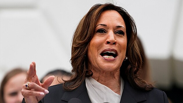 Viceprezidentka USA Kamala Harrisová (22. �ervence 2024)