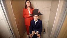 Hudební klip �í�ený ruskou propagandou si utahuje z olympijských her v Pa�í�i.