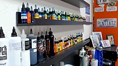 Jako první v zemi si Robert Dan�k zalo�il profi eshop s tatérským vybavením.
