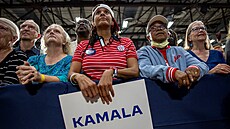Kamala Harrisová vystoupila v rámci prezidentské kampaně ve Wisconsinu. (23....
