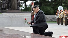 Severokorejský v�dce Kim �ong-un na snímku ze 27 �ervence 2024.