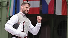 �eský �ermí� Alexander Choupenitch se raduje z postupu mezi �estnáct nejlep�ích...