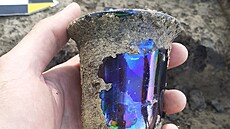 Archeologové v Hole�ov� odkryli poh�ebi�t� z doby st�hování národ�. Na snímku...