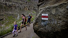�eské �výcarsko, výro�í dvou let od po�áru. Gabrielina stezka je kv�li...