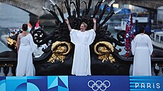 OH Paí 2024 - olympijské hry ve Francii. Zahajovací ceremoniál. (26. ervence...