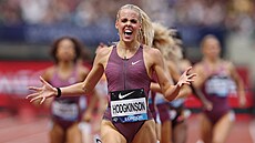Keely Hodgkinsonová ovládla domácí mítink Diamantové Ligy v Londýn�.