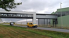 Pro umístní logistického centra si sklárna vybrala své vlastní pozemky ve...