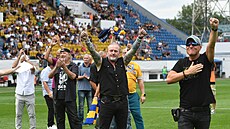 FK Teplice - Sparta Praha, 2.kolo 1. fotbalové ligy.  Kabáti p�edstavili novou...