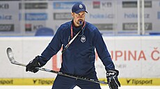 Kladno, 24.7. 2024, první trénink extraligových hokejist Kladna. Asistent Petr...
