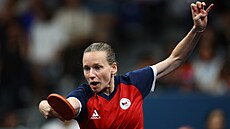 eská stolní tenistka Hana Matelová bojuje o postup mezi 16 nejlepích na...