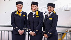 Letecká spole�nost Lufthansa p�edstavila nové kabiny Allegris. (25. dubna 2024)