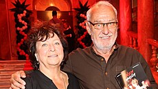 Zbyn�k Merunka s man�elkou Alexandrou (Praha, 11. �ervence 2023)