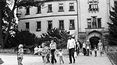 Rekreace ROH na zotavovn Hrubá Skála u Turnova v roce 1982