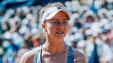 Barbora Krejíková ve finále tyhry na turnaji v Praze