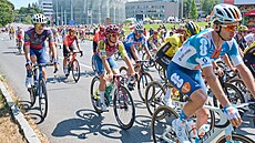 Momentka z cyklistického závodu Czech Tour