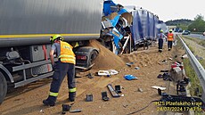 Dálnici D5 na 67,5 km ve sm�ru na Rozvadov uzav�ela ve st�edu odpoledne...