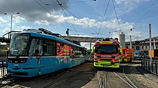 V Dolních Vítkovicích do sebe najely tramvaje. Hasi�i jednu museli vyprostit s...
