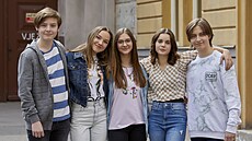 Eliá Vyskoil, Sára Korbelová, Kristýna Hocková, Karolína Lipowská a Alfréd...