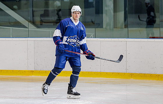 Jakub Konený na tréninku Komety Brno.