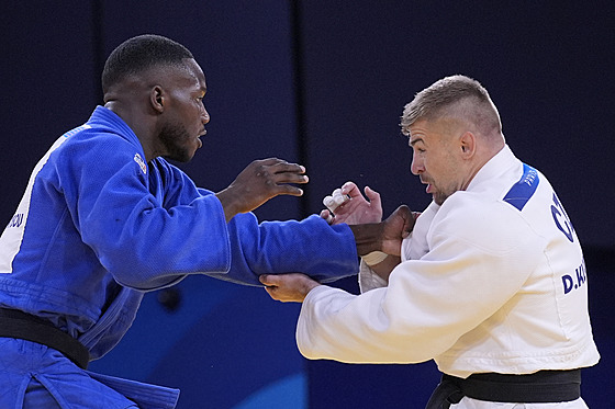 Judista David Klammert v akci. (31. ervence 2024)