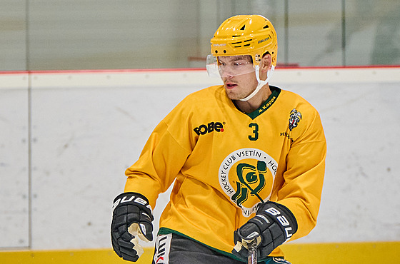 Matj Stíteský bhem vsetínského tréninku