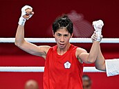 Tchajwanská boxerka Lin Yu-ting bude zápasit v enské kategorii na olympijských...