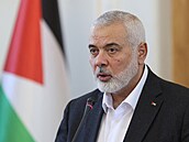 Lídr palestinského hnutí Hamás Ismáíl Haníja (26. bezna 2024)