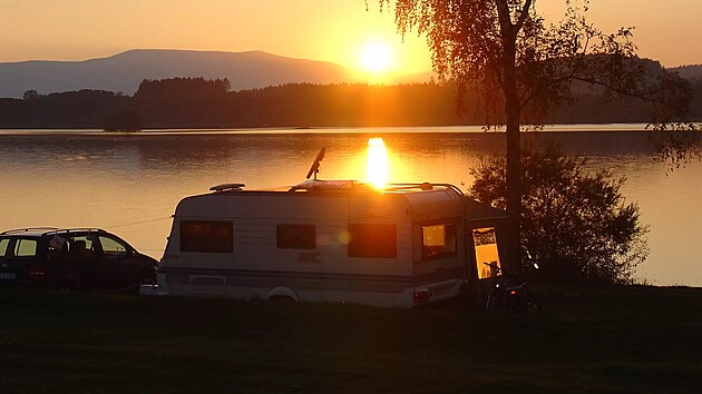 S karavanem mohou turist zastavit i v kempu Olina v Boleticch.