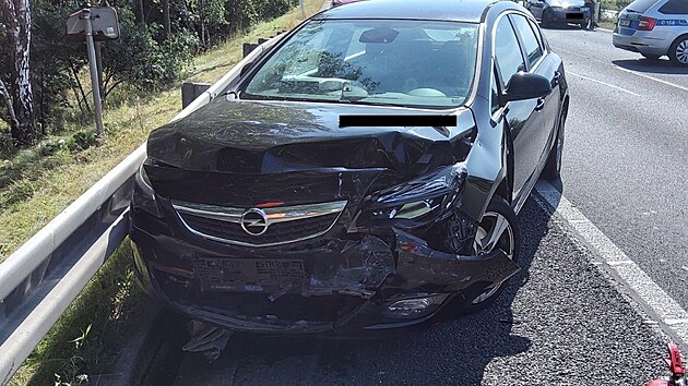 Na d�lnici D6 do�lo v �ter� 30. �ervence odpoledne k n�kolika dopravn�m nehod�m.