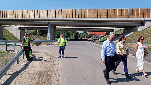 Otvr se phranin sek rychlostn silnice S3 z Bolkwa do Kamienn Gry. (31. ervence 2024)