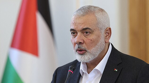 Lídr palestinského hnutí Hamás Ismáíl Haníja (26. března 2024)