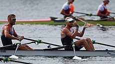 Dvojskif lehkých vah Miroslav Vratil a Jií imánek (31. ervence 2024)