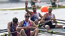 Dvojskif lehkých vah Miroslav Vra�til a Ji�í �imánek v akci. (31. �ervence 2024)