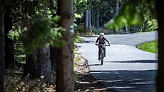Jizerské hory jsou v lét oblíbené mezi cyklisty. Mnoství turist ale pináí...