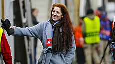 Lise Klavenessová, prezidentka Norské fotbalové asociace.