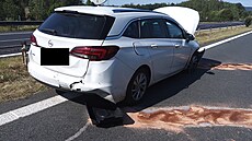 Silnice I/21 pat�í k nejrizikov�j�ím v regionu. Letos v b�eznu se o tom p�esv�d�il i �idi� kamionu, do kterého zezadu narazila dodávka.