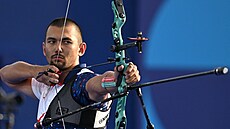 �eský lukost�elec Adam Li v olympijské sout�i.