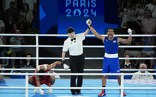 Kubánský boxer Álvarez překazil francouzskou radost ve váze do 63,5 kg