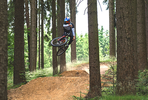 Bikepark Lipno nabízí dv trasy.