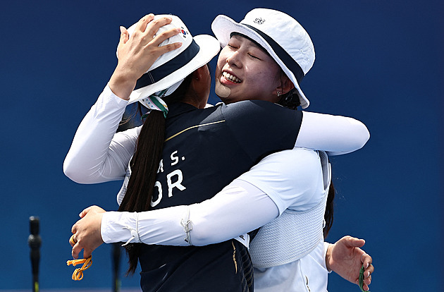 V korejském olympijském finále lukostřelkyň brala zlato Lim Si-hjon