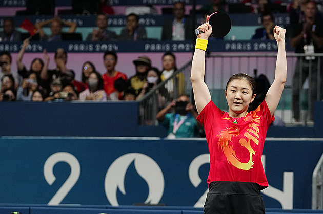 Čínská stolní tenistka Čchen Meng obhájila v Paříži olympijské zlato