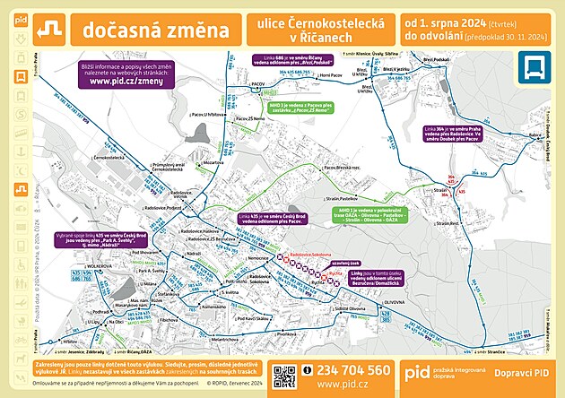 V anech u Prahy zan rozshl rekonstrukce ernokosteleck ulice. (1....