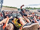 Fanouci kapely Havok na festivalu Brutal Assault (8. srpna 2024)